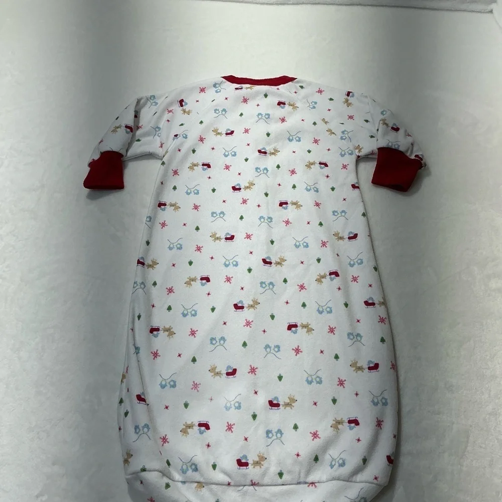 Carter’s Christmas Baby Onesie with Red Trim